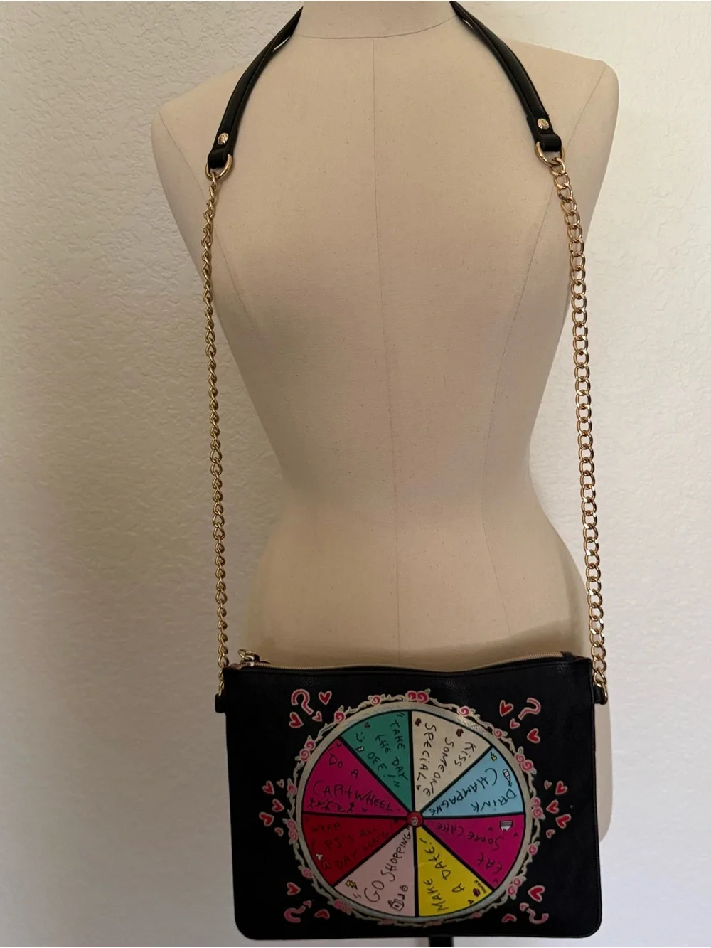 Betsey Johnson Faux Leather Crossbody Bag